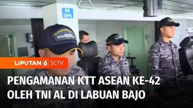 TNI Angkatan Laut menyiapkan empat kapal pengamanan selama pelaksanaan KTT ke-42 ASEAN di Labuan Bajo, Nusa Tenggara Timur. Selain itu, TNI AL juga menyiapkan satu kapal rumah sakit dengan 11 dokter spesialis.