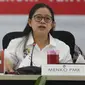 Menteri Koordinator Pembangunan Manusia dan Kebudayaan Republik Indonesia (Menko PMK), Puan Maharani memimpin rapat tingkat menteri  di kantornya, Jakarta, Kamis (12/7). Rapat membahas persiapan pelaksanaan Asian Games 2018. (Liputan6.com/Angga Yuniar)