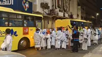 32 Bus Shalawat Inklusif Siap Antar Jemput Jemaah Haji Lansia dan Disabilitas dari Hotel ke Masjidil Haram. Foto: Kemenag.