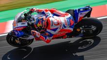 Pebalap Pramac Ducati, Jack Miller, merebut pole position MotoGP Argentina setelah menjadi yang tercepat pada sesi kualifikasi, Minggu (8/4/2018) dini hari WIB. (MotoGP.com)