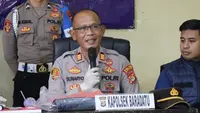 Kapolsek Baradatu, AKP Sunaryo. (Liputan6.com/Ardi Munthe)