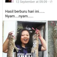 Netizen Indonesia geram dengan aksi beberapa anak muda yang mengunggah foto pembantaian satwa liar yang mereka lakukan. Ini wajah pelakunya!