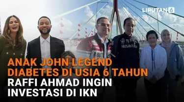 Mulai dari anak John Legend diabetes di usia 6 tahun hingga Raffi Ahmad ingin investasi di IKN, berikut sejumlah berita menarik News Flash Showbiz Liputan6.com.