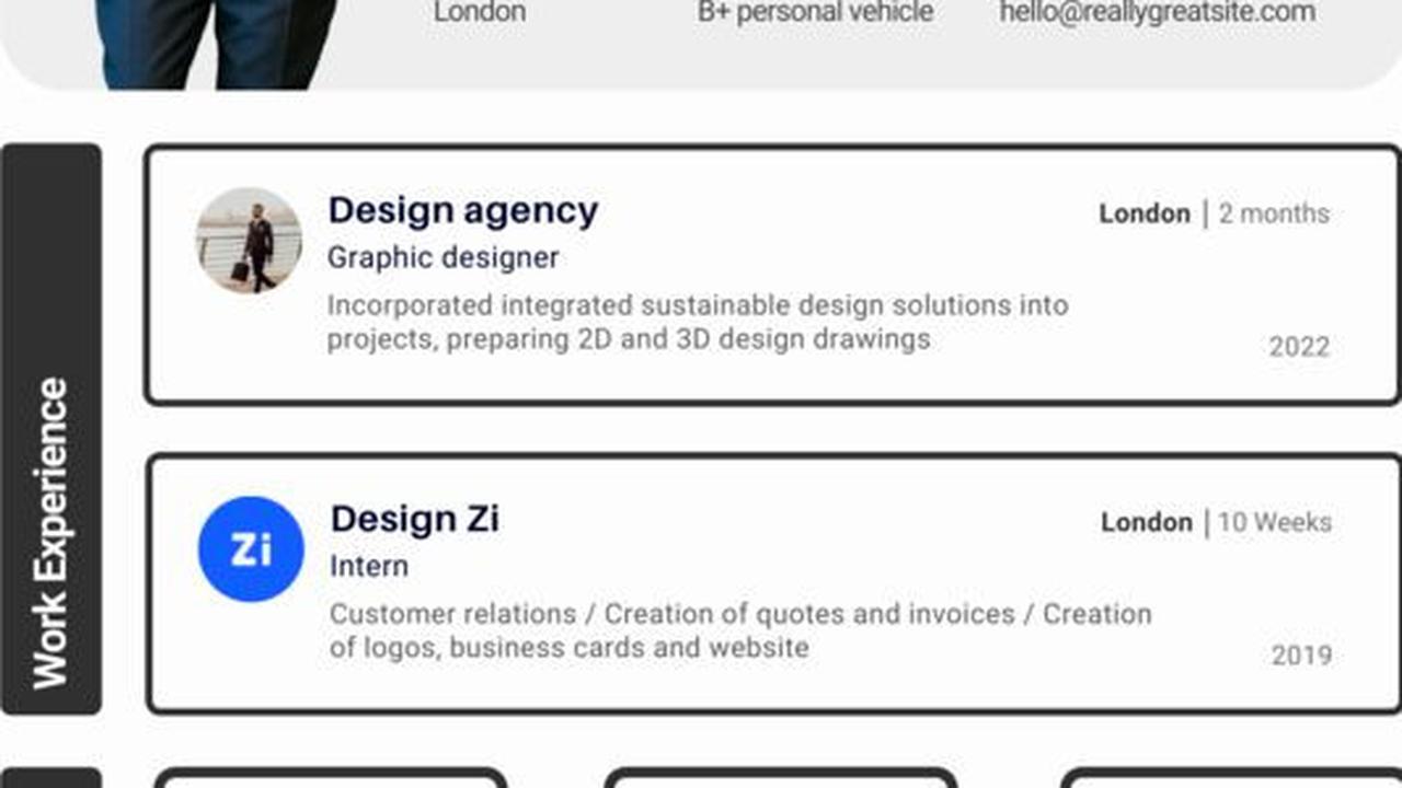 Contoh CV Modern dan Kreatif dalam Bahasa Inggris<br>