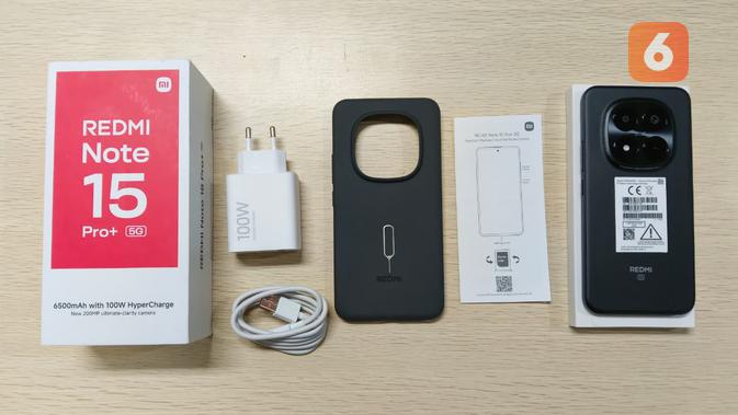 Isi Box dari Redmi Note 15 Pro+ (Liputan6.com/Arief Ferdian Maulana)
