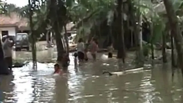 Luapan Kali Cikidang dan Cibaligo Merendam Permukiman