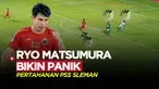 Berita video Gocek kali ini aksi dari pemain sayap Persija Jakarta, Ryo Matsumura, yang hampir cetak brace ke gawang PSS Sleman.