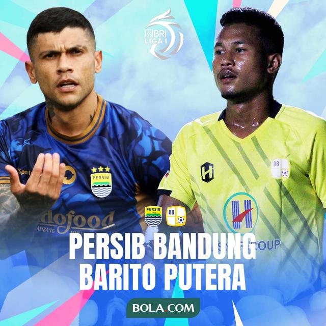 BRI Liga 1 - Persib Bandung Vs Barito Putera - Duel Ciro Alves Vs Bagas Kaffa