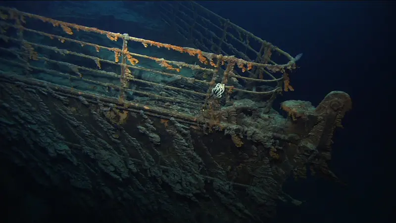 Bangkai kapal Titanic masih menunjukkan keagungannya