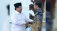Presiden Jokowi bertemu dengan Ketua Umum Partai Gerindra Prabowo Subianto (foto: biro pers kepresidenan)
