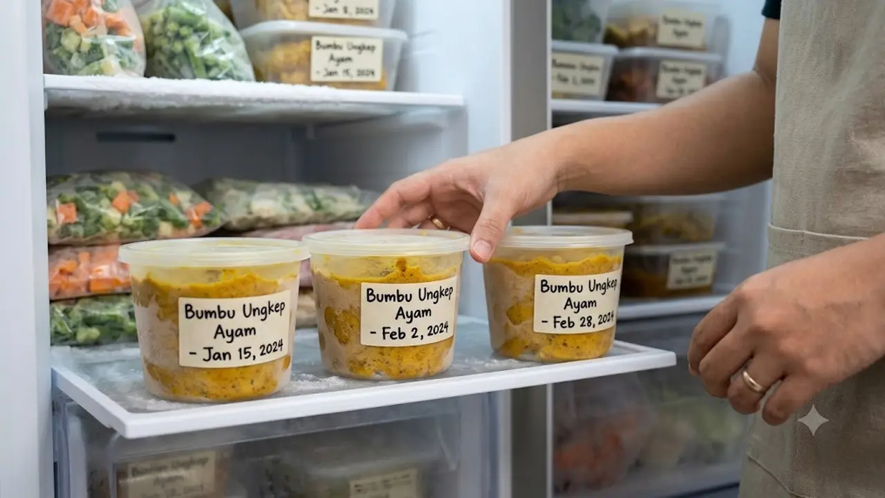 Cara Menyimpan Bumbu Ungkep Ayam di Freezer agar Tetap Segar