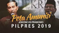 Ada dua pasangan yang maju di Pilpres 2019 yakni Joko Widodo-Ma'ruf Amin dan Prabowo Subianto-Sandiaga Uno. Berikut ini peta kekuatannya.