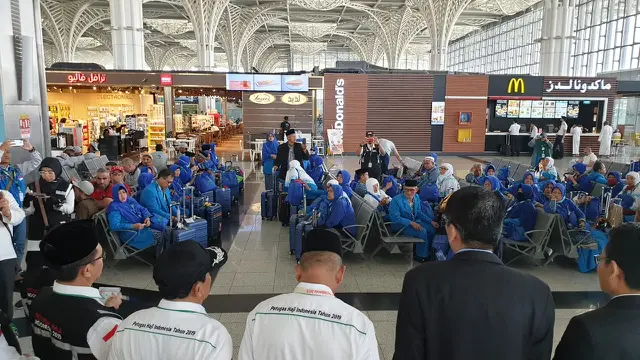 Jemaah Haji Khusus Tiba di Madinah. Denny/MCH