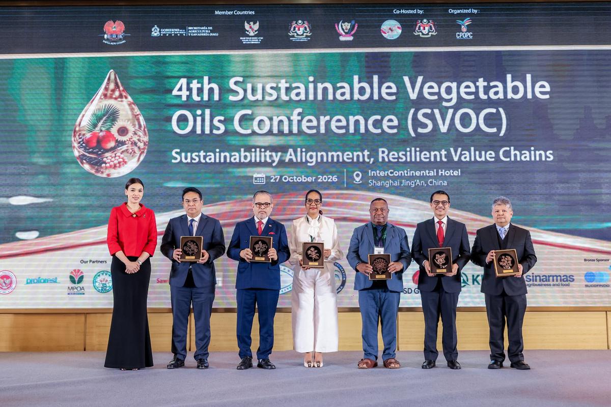 Sustainable Vegetable Oils Conference (SVOC) ke-4 di Shanghai.