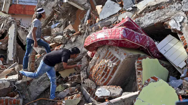 FOTO: Melihat Dampak Kerusakan Akibat Gempa Mamuju