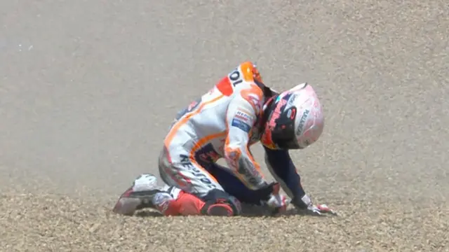 Foto: 5 Momen Kecelakaan Dahsyat Marc Marquez di MotoGP, termasuk di GP Mandalika 2022