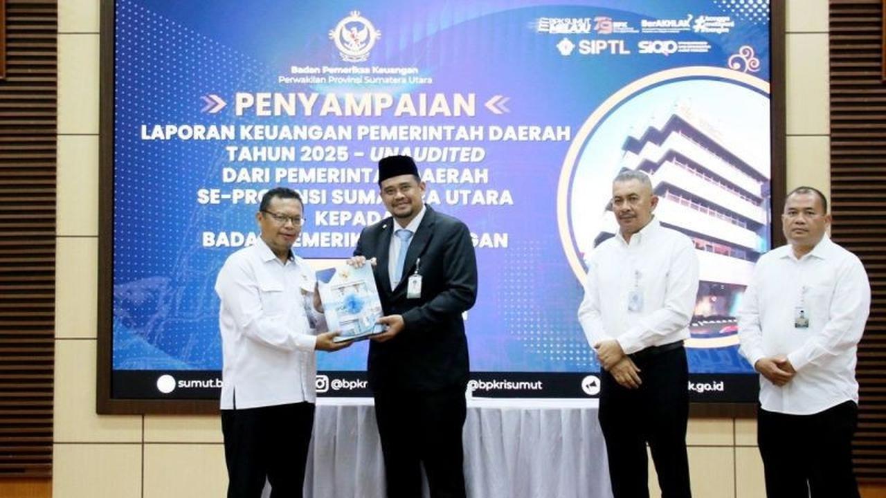 Gubernur Bobby Nasution Dorong Peningkatan Kualitas Laporan Keuangan Pemprov Sumut