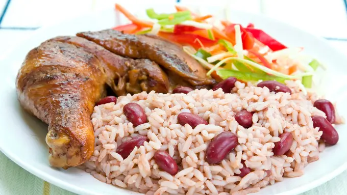 nasi kacang merah lapola