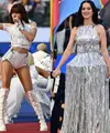 Lisa BLACKPINK dan Katy Perry di Pembukaan Piala Dunia 2026 Jadi Sorotan. [Photo by PATRICK T. FALLON / AFP Photo by FREDERIC J. BROWN / AFP]