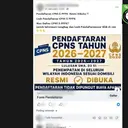 Deretan Hoaks Seputar Pendaftaran CPNS 2026, dari Kejaksaan hingga Kementerian Imigrasi