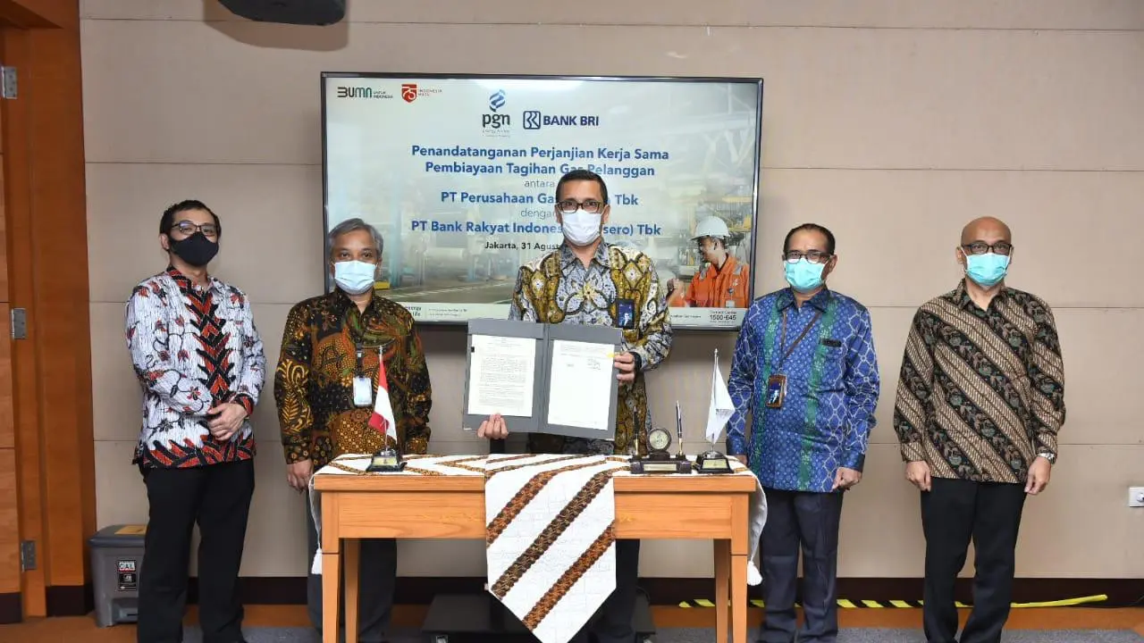 PGN dan BRI Teken Kerja Sama, Pelanggan Bisa Pilih Skema Pra Bayar atau Pasca Bayar