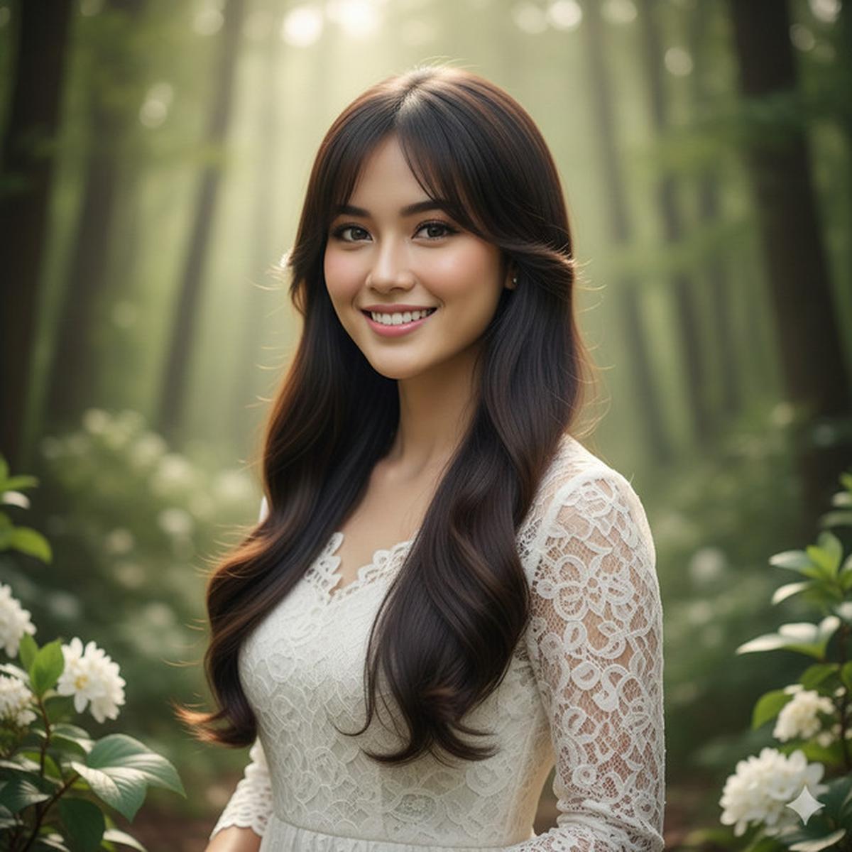 7 Model Rambut Wanita Panjang Lurus Poni Samping, Tampil Anggun dan Fleksibel untuk Sehari-Hari