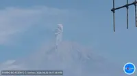 Gunung Semeru Erupsi Berentet Kamis Pagi, Kolom Abu Capai 1.100 Meter