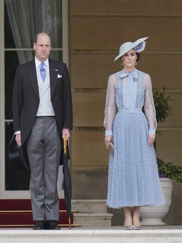 Pangeran William dan Kate Middleton.  (Jonathan Brady/Pool via AP)