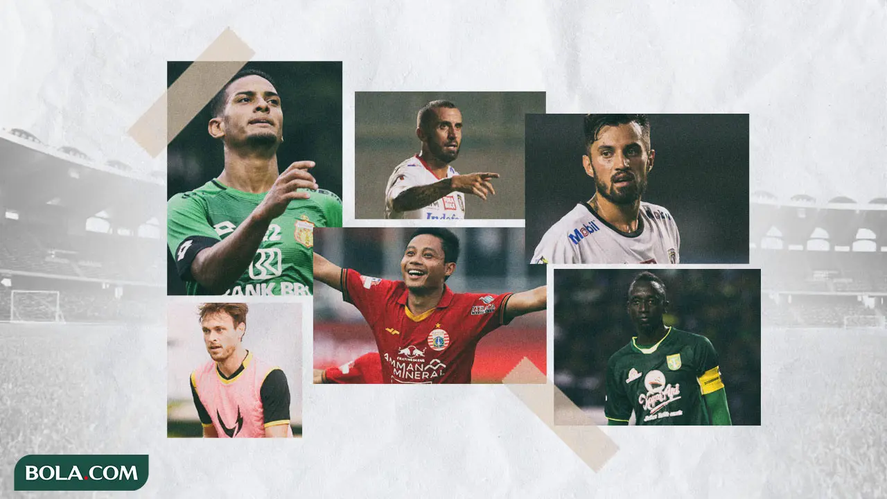 Kolase - Pemain Renan Silva, Evan Dimas, Thiago Amaral, Paulo Sergio, Stefano Lilipaly, Makan Konate