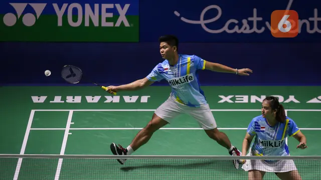 Foto: Saraf Kejepit Praveen Jordan Kambuh, Praveen/Melati Mundur dari Babak 16 Besar Indonesia Open 2022