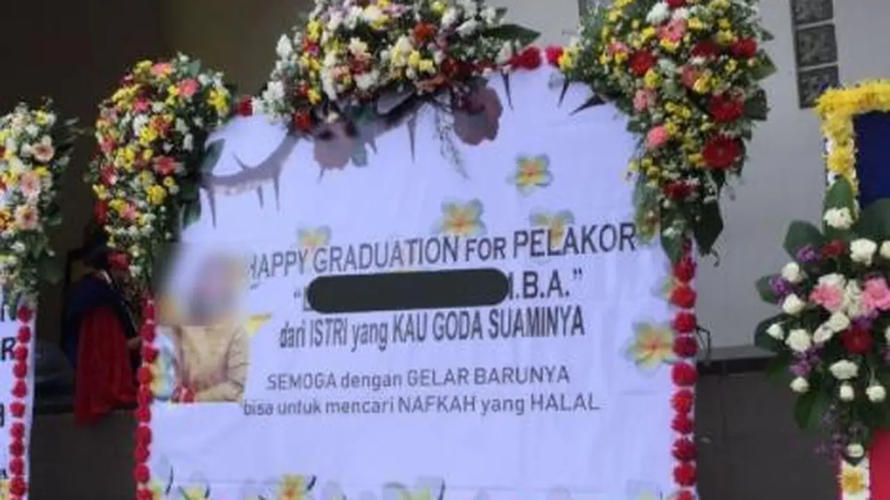 karangan bunga viral