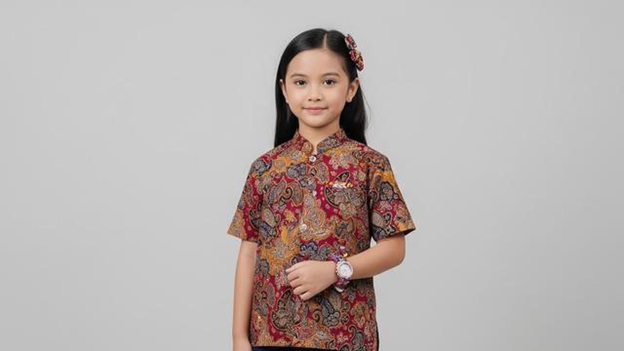 8 Model Atasan Batik Anak Perempuan yang Stylih, Manis untuk Acara Formal Keluarga
