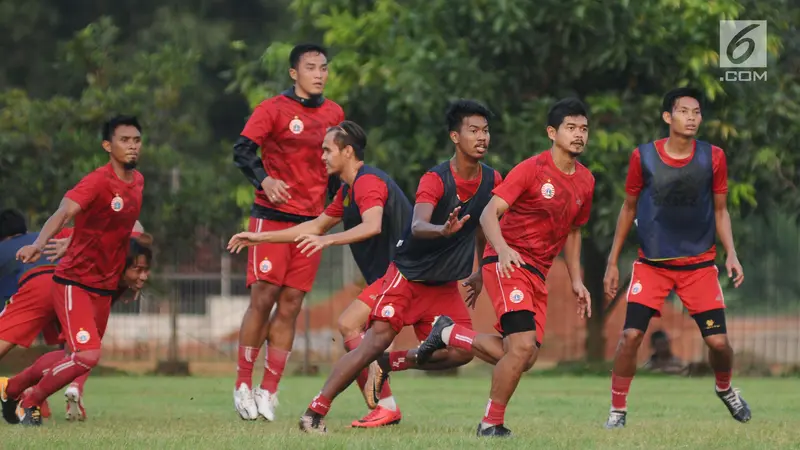 Persija Matangkan Taktik dan Genjot Fisik Pemain