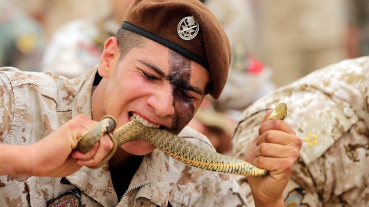 Mengintip latihan ekstrem tentara Lebanon yang bikin merinding
