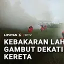 Karhutla Berhari-hari, Api Dekati Rel Kereta