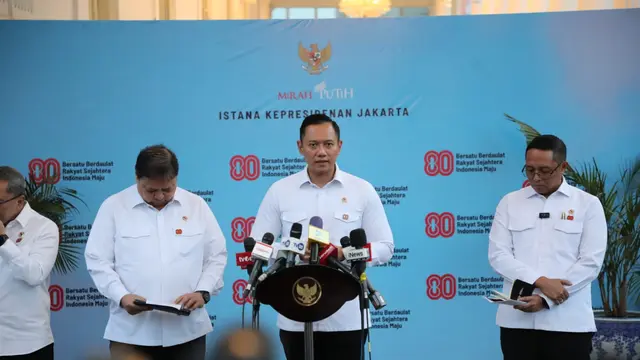 Menteri Koordinator Bidang Infrastruktur dan Pembangunan Kewilayahan, Agus Harimurti Yudhoyono (AHY)
