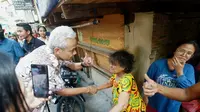 Ganjar Pranowo melakukan blusukan ke gang-gang kecil Kampung Jati Padang, Pasar Minggu Jakarta Selatan dan Pademangan, Jakarta Utara, Minggu (25/6/2023) (Istimewa)