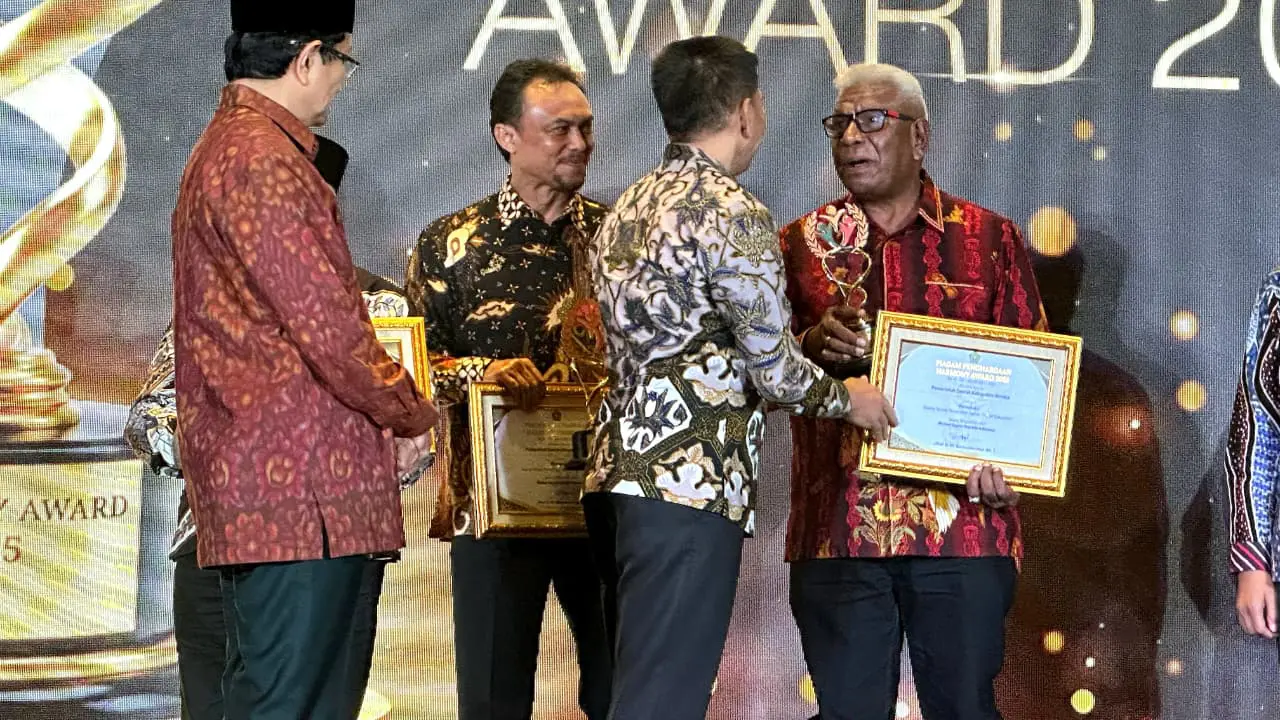 Kabupaten Mimika, Provinsi Papua Tengah meraih Harmony Award 2025.