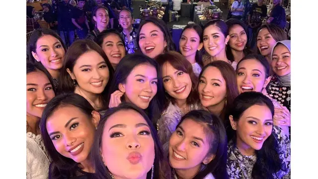 Momen buka bersama alumni Puteri Indonesia