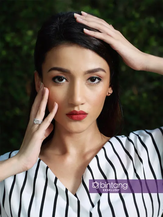 Walaupun demikian, Vonny Cornelia menegaskan bahwa dirinya tidak menanggapi kemarahan Tsania Marwa. (Adrian Putra/Bintang.com)