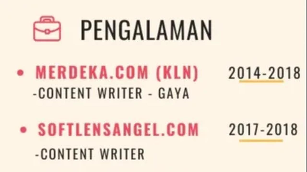 3. Masukkan Pengalaman Kerja atau Pengalaman Berorganisasi (Jika Ada)