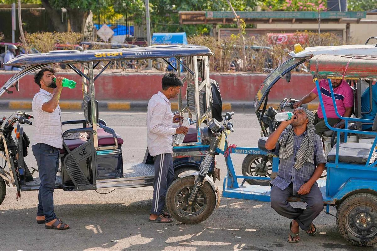 FOTO: Gelombang Panas Ekstrem Lumpuhkan Aktivitas Warga India Utara