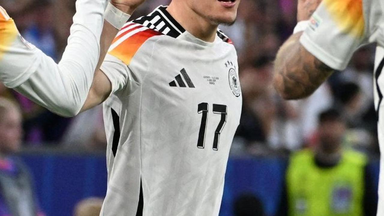 Gol yang dicetak Wirtz ini sekaligus menjadi gol perdana dalam ajang Euro 2024. Foto: REUTERS