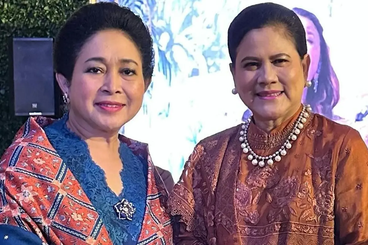 Titiek Soeharto dan Iriana Jokowi