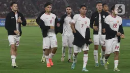 Hasil positif diraih timnas Indonesia di laga penutup babak kedua kualifikasi Piala Dunia 2026 zona Asia. (Liputan6.com/Herman Zakharia)