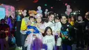 Mereka pun tampak senang hadir di acara ulang tahun baby Bible yang sangat meriah [instagram/felicyangelista_]