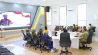 Yusharto saat audiensi terhadap Badan Riset dan Inovasi Daerah (Brida) Sultra di Command Center BSKDN pada Senin, 2 September 2024. (Istimewa)