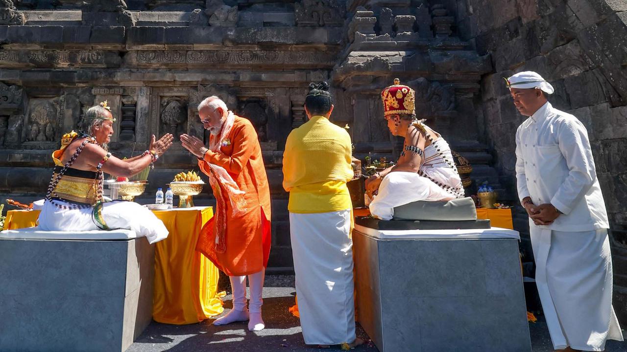 Presiden Prabowo dan PM Modi Luncurkan Restorasi Prambanan