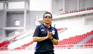 Jafri Sastra resmi menjadi pelatih baru PSIS Semarang pada sisa musim Pegadaian Championship 2025/2026. (Bola.com/Radifa Arsa)