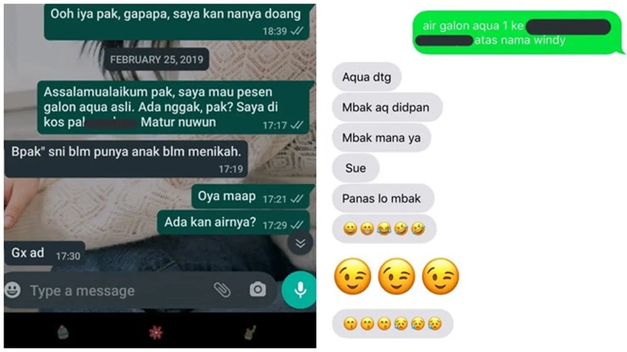 6 Chat Kocak Pembeli dan Penjual Air Galon Ini Absurd Bikin Tepuk Jidat